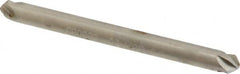 Hertel - 1/8" Head Diam, 1/8" Shank Diam, 4 Flute 90° High Speed Steel Countersink - 1-1/2" OAL, Straight Shank - A1 Tooling