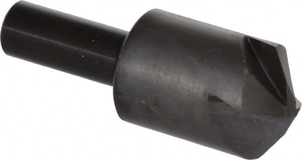 Hertel - 1" Head Diam, 1/2" Shank Diam, 4 Flute 110° High Speed Steel Countersink - A1 Tooling