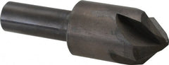 Hertel - 7/8" Head Diam, 1/2" Shank Diam, 4 Flute 90° High Speed Steel Countersink - A1 Tooling