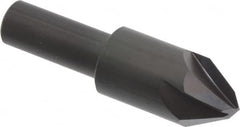 Hertel - 3/4" Head Diam, 1/2" Shank Diam, 4 Flute 60° High Speed Steel Countersink - A1 Tooling