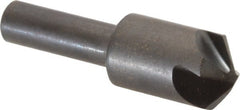 Hertel - 5/8" Head Diam, 3/8" Shank Diam, 4 Flute 110° High Speed Steel Countersink - A1 Tooling