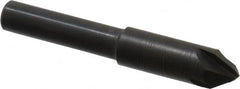 Hertel - 5/16" Head Diam, 1/4" Shank Diam, 4 Flute 60° High Speed Steel Countersink - A1 Tooling