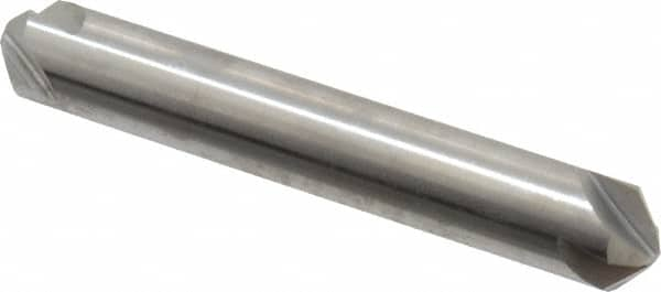 Hertel - 3/8" Head Diam, 3/8" Shank Diam, 4 Flute 100° High Speed Steel Countersink - A1 Tooling