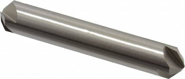 Hertel - 1/2" Head Diam, 1/2" Shank Diam, 4 Flute 100° High Speed Steel Countersink - A1 Tooling