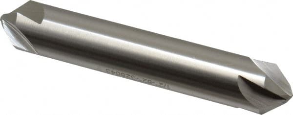 Hertel - 1/2" Head Diam, 1/2" Shank Diam, 4 Flute 82° High Speed Steel Countersink - A1 Tooling