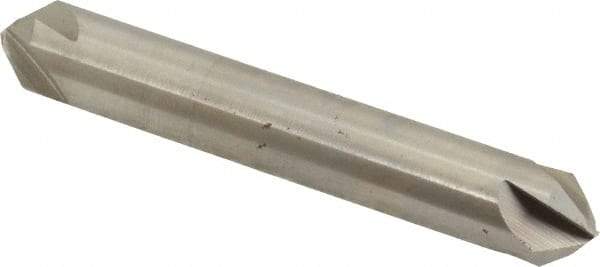 Hertel - 3/8" Head Diam, 3/8" Shank Diam, 4 Flute 82° High Speed Steel Countersink - 2-1/2" OAL, Straight Shank - A1 Tooling