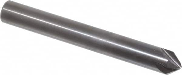 Hertel - 1/4" Head Diam, 1/4" Shank Diam, 4 Flute 82° High Speed Steel Countersink - A1 Tooling