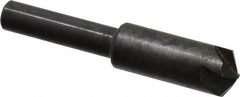 Hertel - 3/8" Head Diam, 1/4" Shank Diam, 4 Flute 120° High Speed Steel Countersink - A1 Tooling