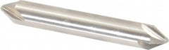 Hertel - 3/8" Head Diam, 3/8" Shank Diam, 4 Flute 60° High Speed Steel Countersink - 2-1/2" OAL, Straight Shank - A1 Tooling