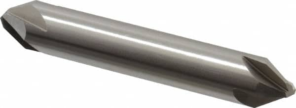 Hertel - 1/2" Head Diam, 1/2" Shank Diam, 4 Flute 60° High Speed Steel Countersink - A1 Tooling