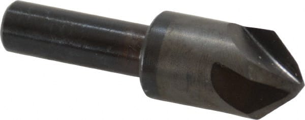 Hertel - 5/8" Head Diam, 3/8" Shank Diam, 4 Flute 82° High Speed Steel Countersink - A1 Tooling