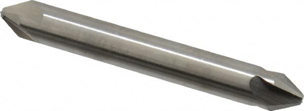 Hertel - 1/4" Head Diam, 5/16" Shank Diam, 4 Flute 60° High Speed Steel Countersink - A1 Tooling