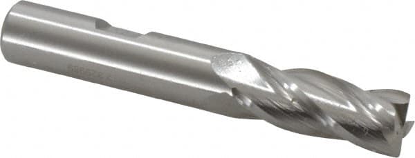 Hertel - 1/2", 4 Flute, Cobalt, 0.02" Corner Radius End Mill - 3-1/4" OAL, Right Hand Flute, 1-1/4" LOC, Right Hand Cut - A1 Tooling