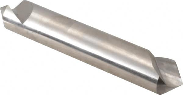 Hertel - 1/2" Head Diam, 1/2" Shank Diam, 1 Flute 100° High Speed Steel Countersink - A1 Tooling