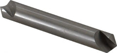 Hertel - 3/8" Head Diam, 3/8" Shank Diam, 1 Flute 100° High Speed Steel Countersink - A1 Tooling