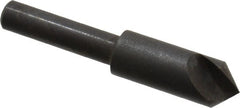 Hertel - 3/8" Head Diam, 1/4" Shank Diam, 1 Flute 90° High Speed Steel Countersink - A1 Tooling