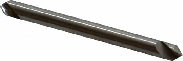 Hertel - 1/8" Head Diam, 1/8" Shank Diam, 1 Flute 82° High Speed Steel Countersink - A1 Tooling