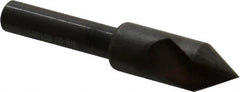 Hertel - 3/8" Head Diam, 1/4" Shank Diam, 1 Flute 60° High Speed Steel Countersink - A1 Tooling