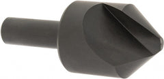 Hertel - 1-1/4" Head Diam, 1/2" Shank Diam, 1 Flute 82° High Speed Steel Countersink - A1 Tooling