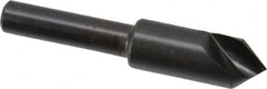 Hertel - 3/8" Head Diam, 1/4" Shank Diam, 1 Flute 82° High Speed Steel Countersink - A1 Tooling