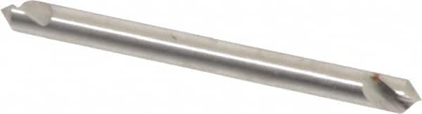 Hertel - 1/8" Head Diam, 1/8" Shank Diam, 1 Flute 90° High Speed Steel Countersink - A1 Tooling