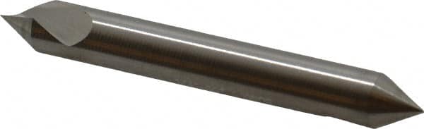 Hertel - 1/4" Head Diam, 1/4" Shank Diam, 1 Flute 60° High Speed Steel Countersink - A1 Tooling