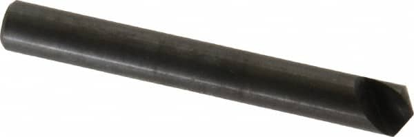 Hertel - 1/4" Head Diam, 1/4" Shank Diam, 1 Flute 120° High Speed Steel Countersink - A1 Tooling