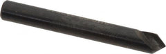 Hertel - 3/16" Head Diam, 3/16" Shank Diam, 1 Flute 82° High Speed Steel Countersink - A1 Tooling