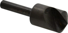 Hertel - 5/8" Head Diam, 1/4" Shank Diam, 1 Flute 120° High Speed Steel Countersink - A1 Tooling