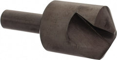 Hertel - 1-1/4" Head Diam, 1/2" Shank Diam, 1 Flute 120° High Speed Steel Countersink - A1 Tooling