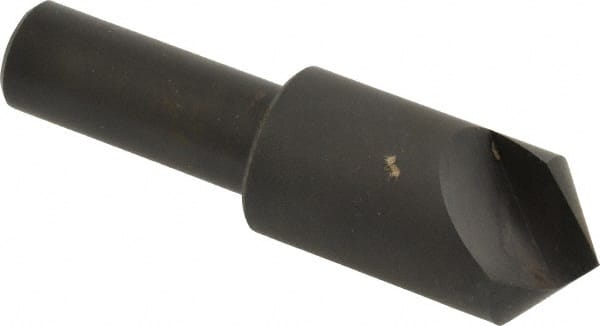 Hertel - 3/4" Head Diam, 1/2" Shank Diam, 1 Flute 100° High Speed Steel Countersink - A1 Tooling