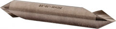 Hertel - 3/8" Head Diam, 3/8" Shank Diam, 1 Flute 60° High Speed Steel Countersink - A1 Tooling