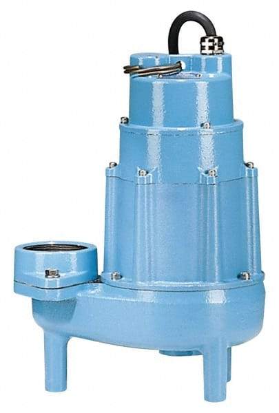 Little Giant Pumps - 2 hp, 18 Amp Rating, 230 Volts, Nonautomatic Operation, Sewage Pump - 1 Phase, Cast Iron Housing - A1 Tooling