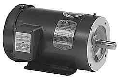 Baldor - 1/3 Max hp, 3,450 Max RPM, Electric AC DC Motor - 208, 230, 460 V Input, Three Phase, 56C Frame - A1 Tooling