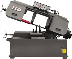 Jet - 13 x 21" Max Capacity, Semi-Automatic Variable Speed Pulley Horizontal Bandsaw - 80 to 260 SFPM Blade Speed, 230/460 Volts, 45°, 3 hp, 3 Phase - A1 Tooling