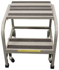 PW Platforms - 4 Step Stand - Office Mobile Stand, 300 Lb Capacity, 40" Platform Height, 26" Base Width x 33" Base Depth - A1 Tooling