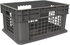 Akro-Mils - 0.89 Cu Ft, 83 Lb Load Capacity Gray Polyethylene Tote Container - Stacking, 15.8" Long x 11.8" Wide x 8.3" High - A1 Tooling