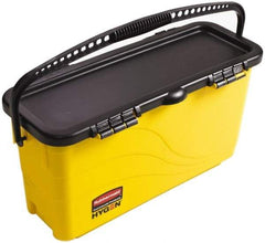 Rubbermaid - Plastic Bucket - 23.88" Long x 13.63" High x 9-1/2" Wide, Yellow - A1 Tooling