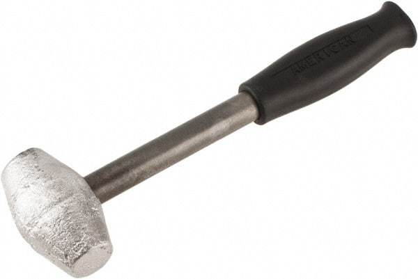 American Hammer - 3 Lb Head Mallet - 10" OAL, 9" Long Steel Handle with Grip - A1 Tooling