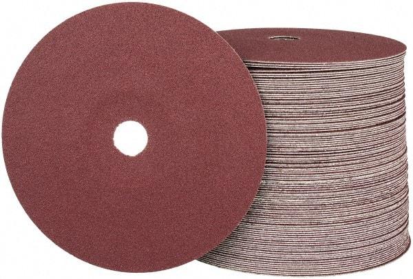 Camel Grinding Wheels - 7" Diam 7/8" Hole 80 Grit Fiber Disc - Medium Grade, Aluminum Oxide, 8,600 Max RPM - A1 Tooling