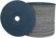 Camel Grinding Wheels - 7" Diam 7/8" Hole 60 Grit Fiber Disc - Medium Grade, Zirconia Alumina, 8,600 Max RPM - A1 Tooling