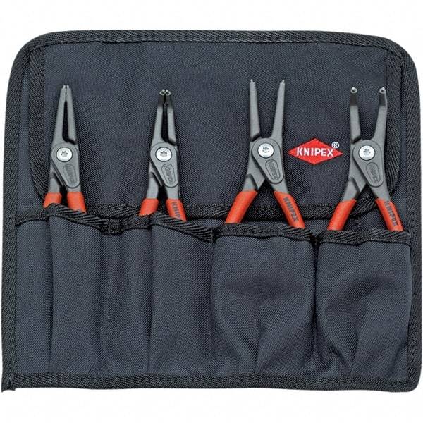 Knipex - 4 Piece Snap Ring Plier Set - Comes in Tool Roll - A1 Tooling