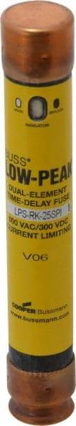 Cooper Bussmann - 300 VDC, 600 VAC, 25 Amp, Time Delay General Purpose Fuse - Fuse Holder Mount, 127mm OAL, 100 at DC, 300 at AC (RMS) kA Rating, 13/16" Diam - A1 Tooling