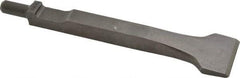 Made in USA - 1-3/8" Head Width, 7" OAL, 1/2" Shank Diam, Scaling Chisel - Square Drive, Square Shank, Alloy Steel - A1 Tooling