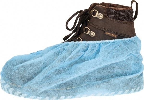 PRO-SAFE - Size XL, Polypropylene, Non-Skid Shoe Cover - Blue, Non-Chemical Resistant - A1 Tooling