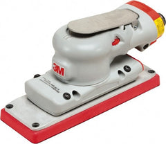 Air Orbital Sander: Rectangular, 2-3/4 & 7-3/4″ Pad, 10,000 OPM Rectangular Pad