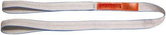 Lift-All - 10' Long x 4" Wide, 6,400 Lb Vertical Capacity, 1 Ply, Polyester Web Sling - 5,000 Lb Choker Capacity - A1 Tooling