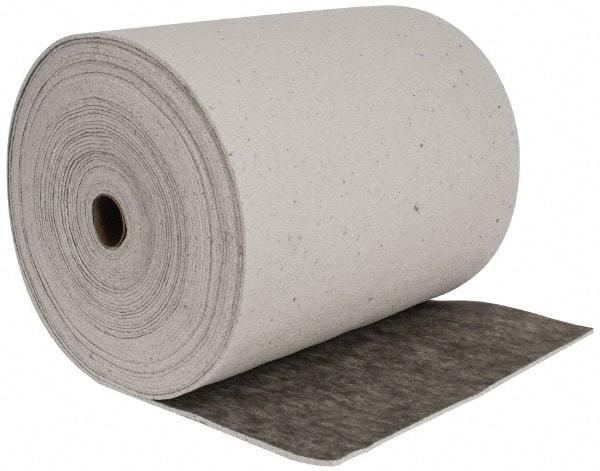 Brady SPC Sorbents - 53 Gal Capacity per Package, Universal Roll - 150' Long x 28-1/2" Wide, Gray, Cellulose - A1 Tooling