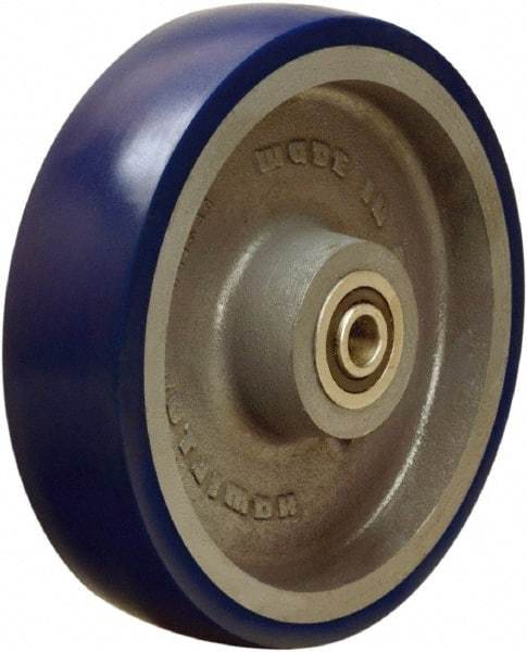 Hamilton - 10 Inch Diameter x 2-1/2 Inch Wide, Polyurethane on Cast Iron Caster Wheel - 2,000 Lb. Capacity, 3-1/4 Inch Hub Length, 1 Inch Axle Diameter, Tapered Roller Bearing - A1 Tooling