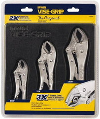 Irwin - 3 Piece Locking Plier Set - Comes in Tray - A1 Tooling